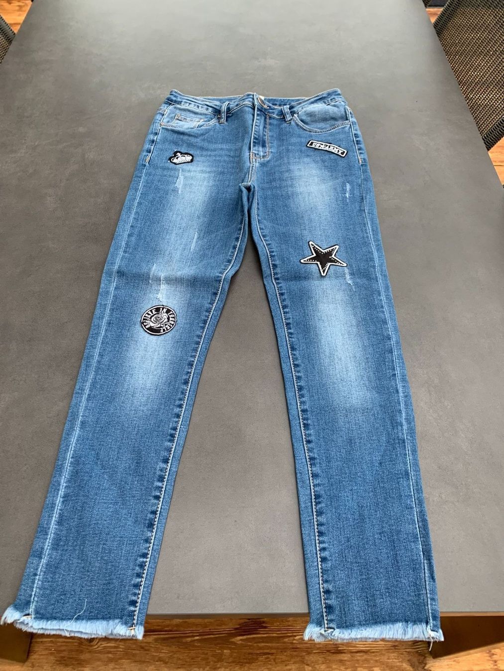 Jeans: Damen-Jeanshose EUR40 – Nuovo (secondo la descrizione) da Azmoos venduto da Verwir64