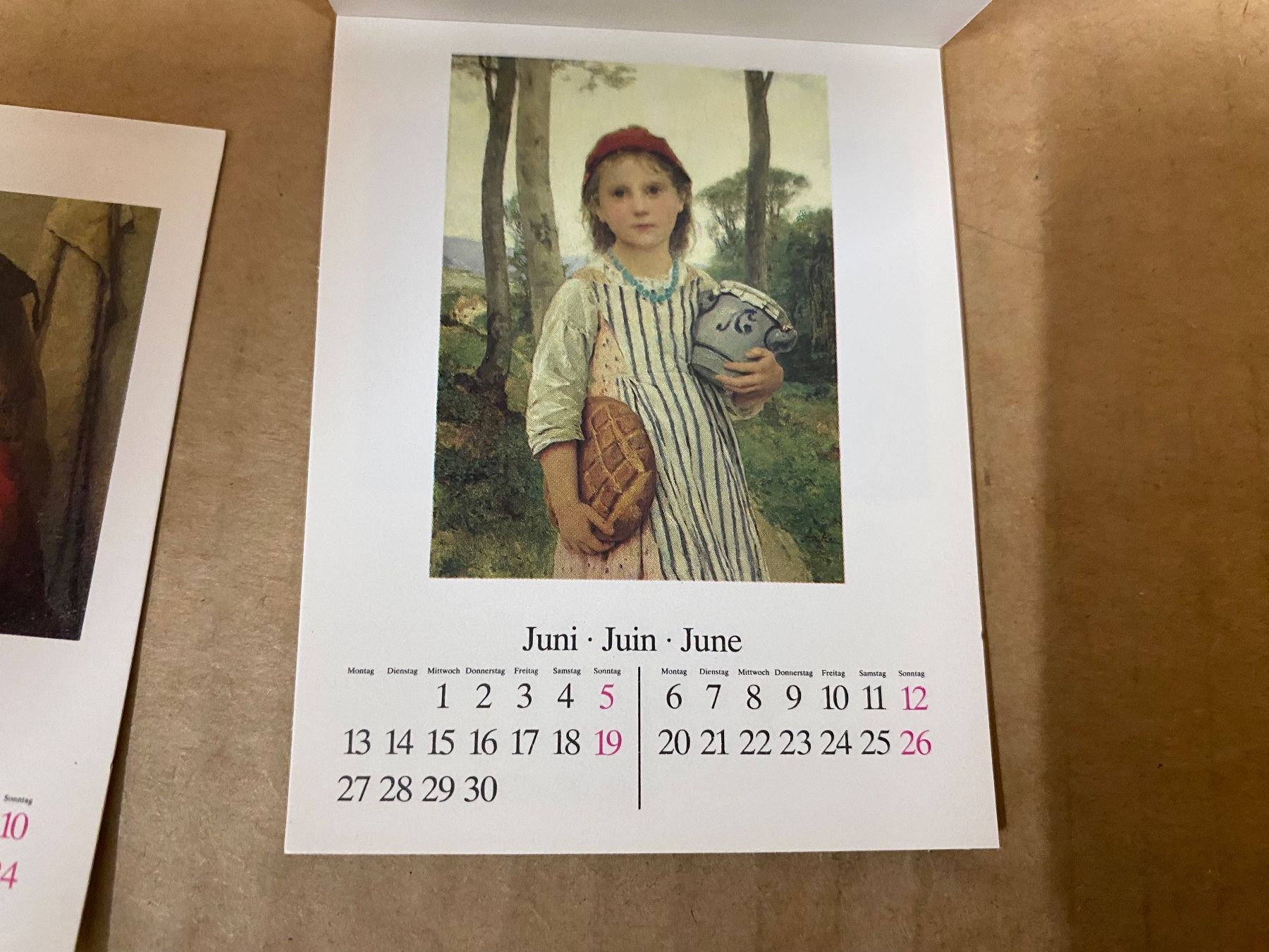 Calendari: Albert Anker Kalender sehr klein – Usato da Eschlikon TG venduto da ArtRec 5