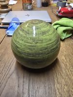 Keramikkugel Dekokugel Haveson Grün 14cm Durchmesser (S2)