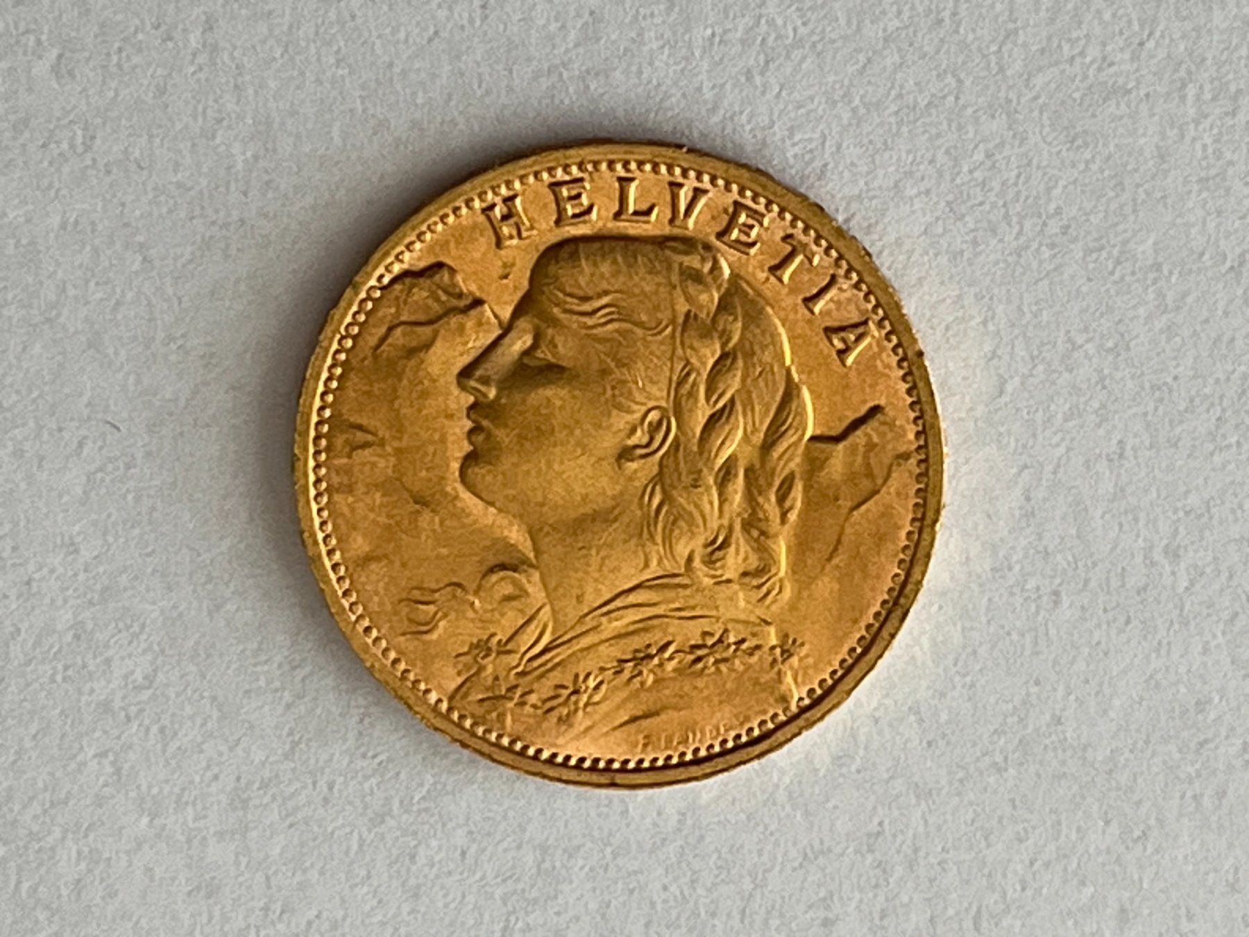 Tutti le monete: 20er Goldvreneli 1947B – Usato da Volketswil venduto da Leinad640 1