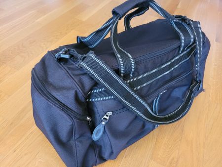 Sporttasche Reisetasche schwarz 60x30x30cm
