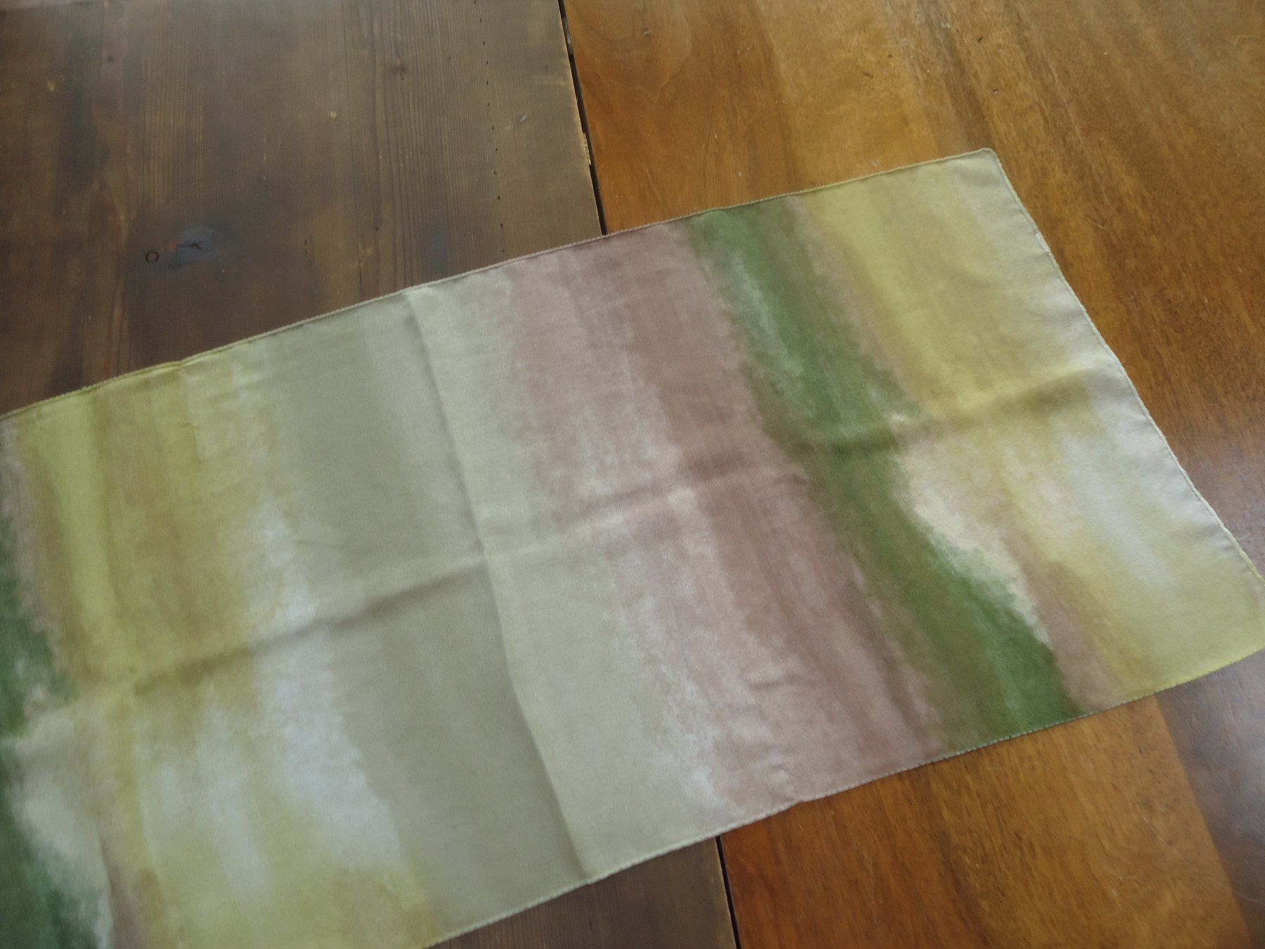 Foulards, Tücher & Schals: Echarpe - foulard léger - Tons de vert et marron – Gebraucht aus Vessy von mafabe 1
