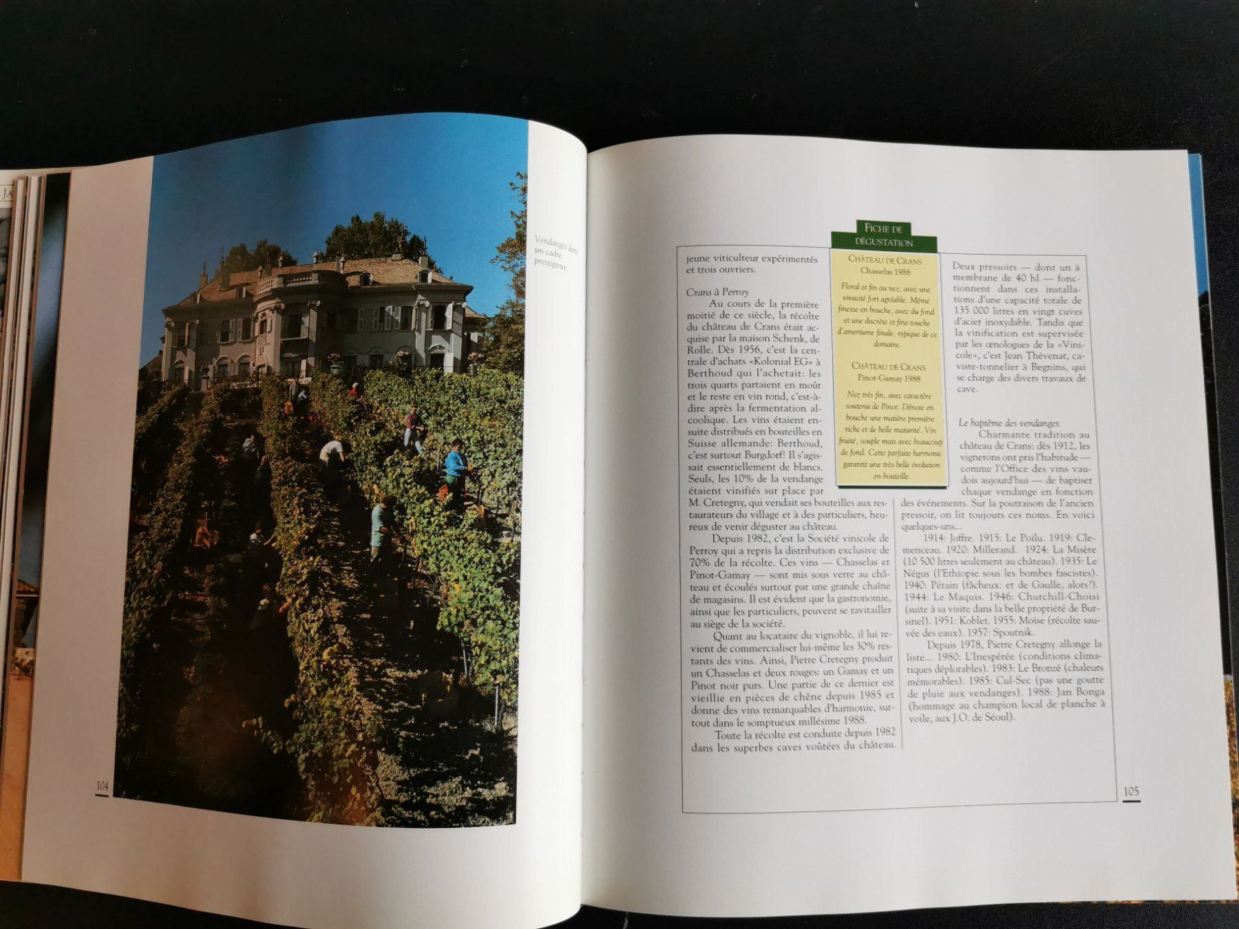Bücher: Les Châteaux Viticoles du Pays de Vaud – Gebraucht aus Pailly von jme99 3