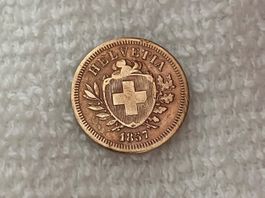 1 centime/Rappen 1857