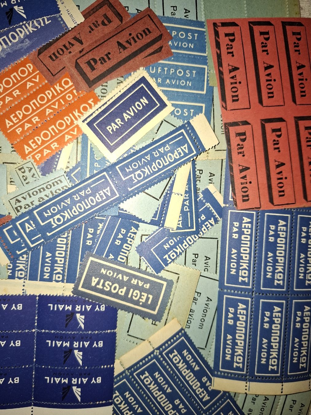 Alle Briefmarken: diverse Flieger Eticketen  – Gebraucht aus Balgach von SIMEON27 3