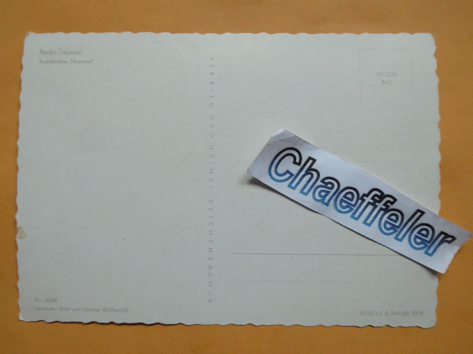 Cartoline postali: Berlin, Treplow – Nuovo (secondo la descrizione) da Zürich venduto da Chaeffeler 1