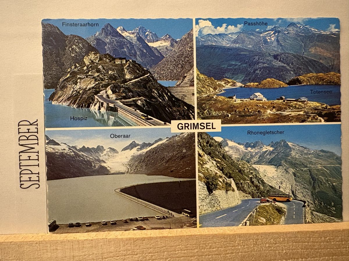 Ansichtskarten: AK von Grimsel – Gebraucht aus Rümlang von Brieftaube1