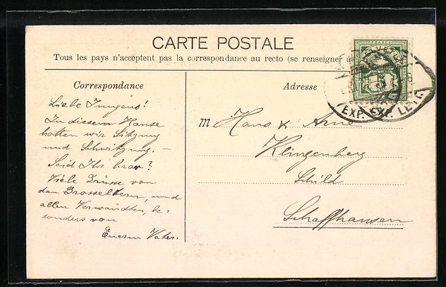 Cartes postales: AK Genève, L'Universit – D'occasion à Berlin par bartko-reher 1