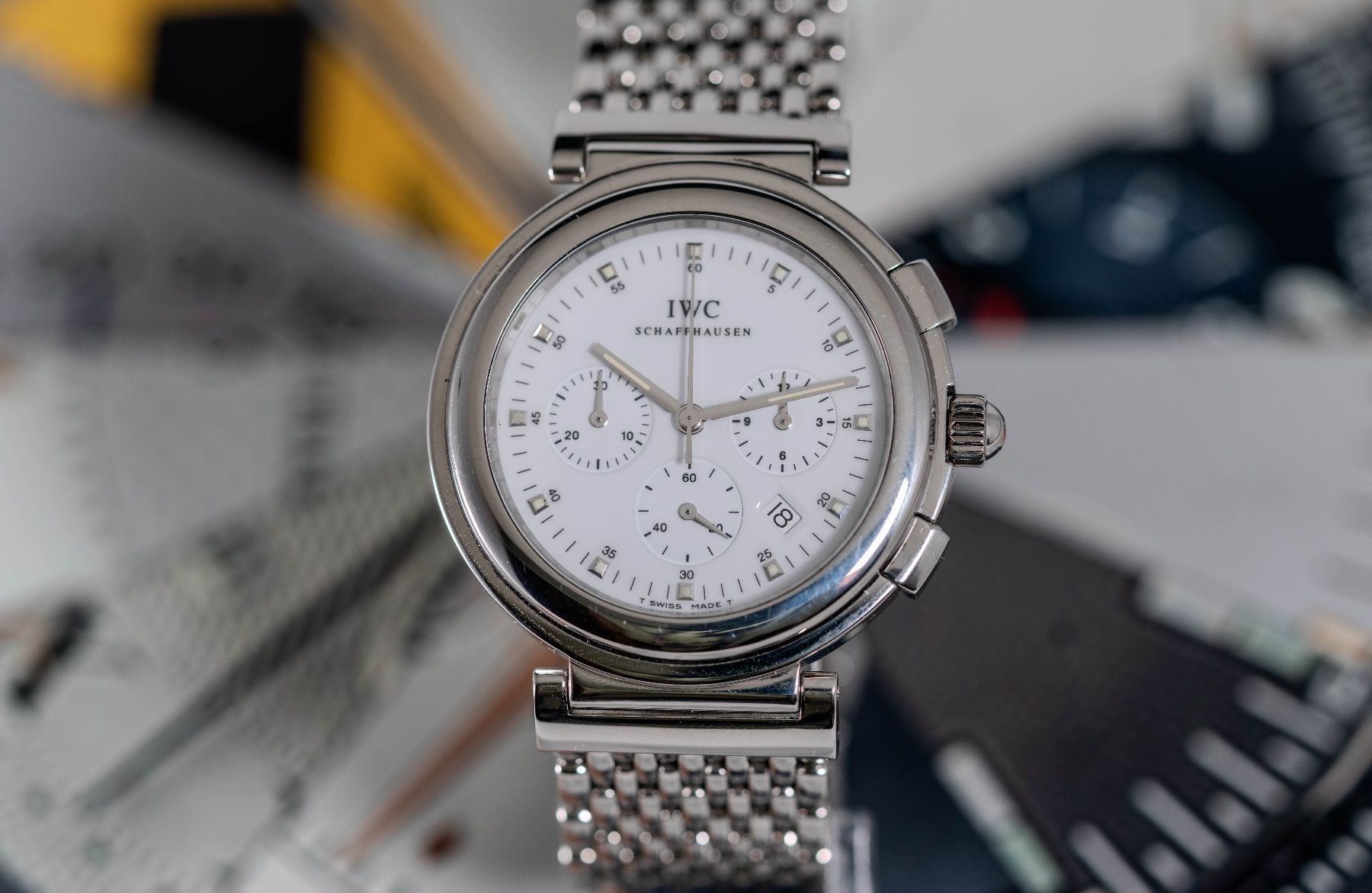 Universal Genève Orologi: IWC Schaffhausen da vinci Chronograph – Usato da Genève venduto da Hiakoo