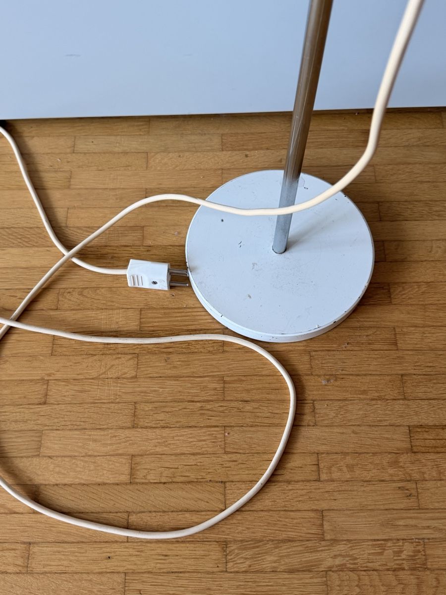 Lampes: Vintage Stehlampe Weiss – D'occasion à Laupen BE par Lisafurby 2