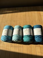 DMC Nova Vita Recycling Garn 4x 250g verschiedene Blautöne