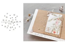 Stanzschablone - Schneeflockenwolke - %Ausverkauf%