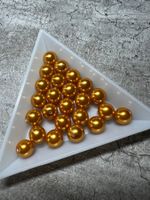 Glas Perlen - Farbe Gold / 8 mm / Rayher (neu)