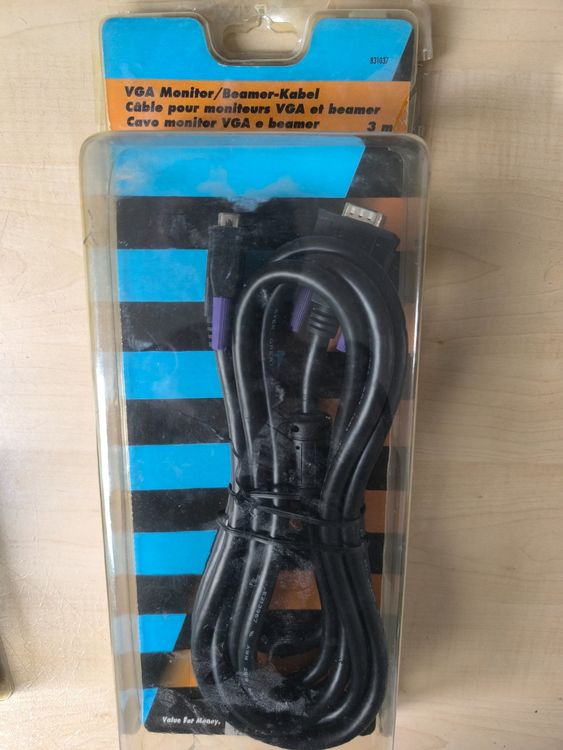 Monitor-Kabel Set: VGA/DVI/HDMI (div. Längen) (Gebraucht) in Kallnach ...