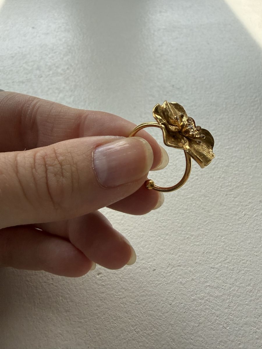 Ringe: Blumen goldener Ring  – Gebraucht aus Bottmingen von Itsclaire 1