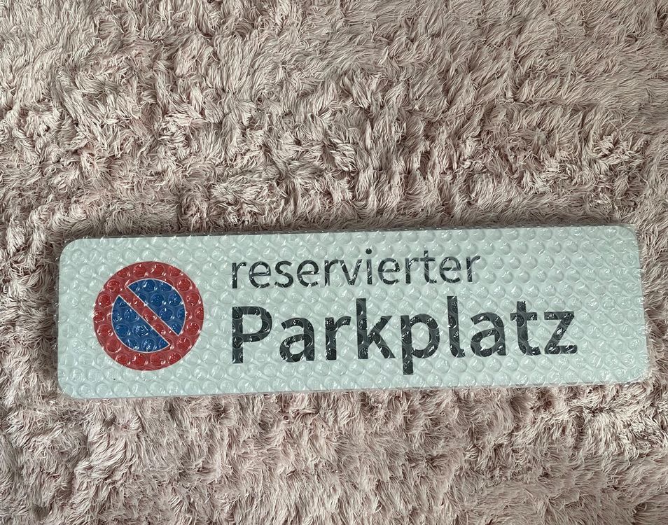 Parkplatzschild 'Nur Für Gäste' – 52x11 Cm Aus Aluverbund, Wetterfest & Kratzfest Mit UV-Schutz