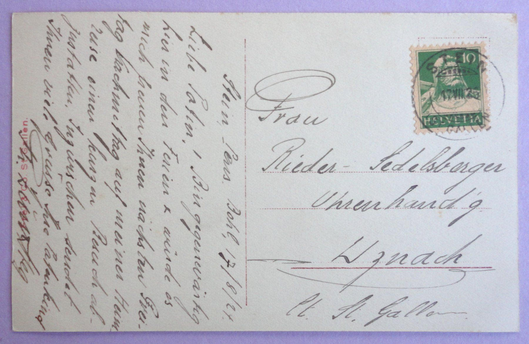 Cartes postales: Gräppelensee m/Wildhauser Schafberg – D'occasion à Fétigny par Billy2miny 1