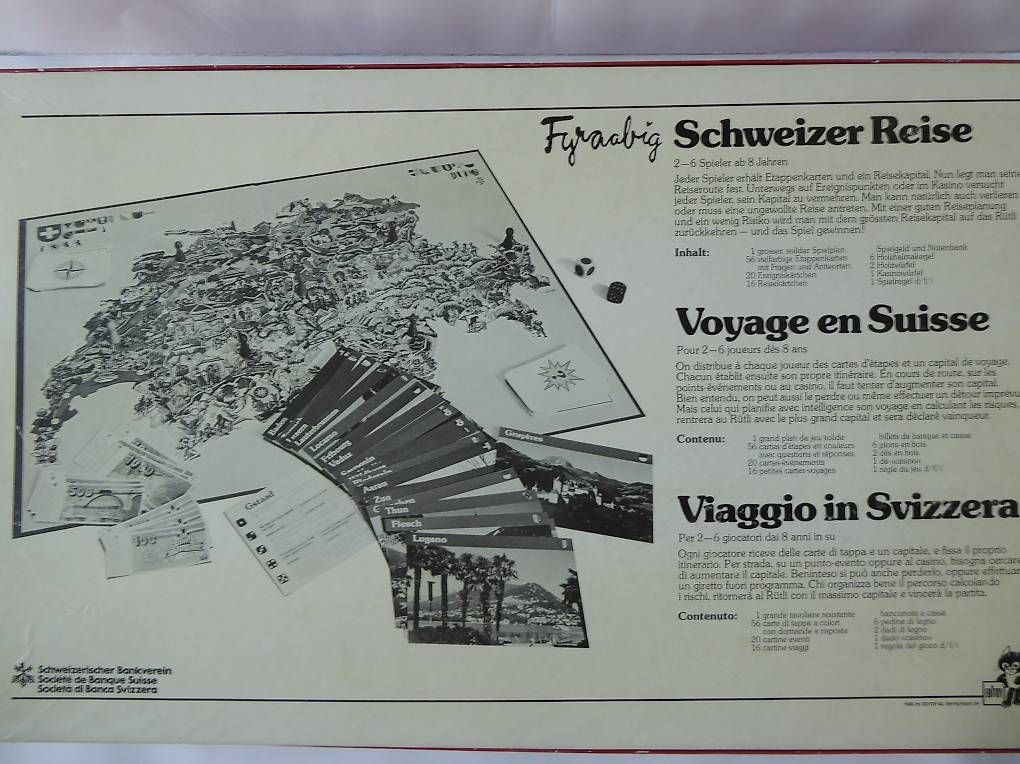 Spiele: Unterhaltsames Schweizer Reise Spiel, Editoy 1986 – Gebraucht aus Turbenthal von Nautop 3