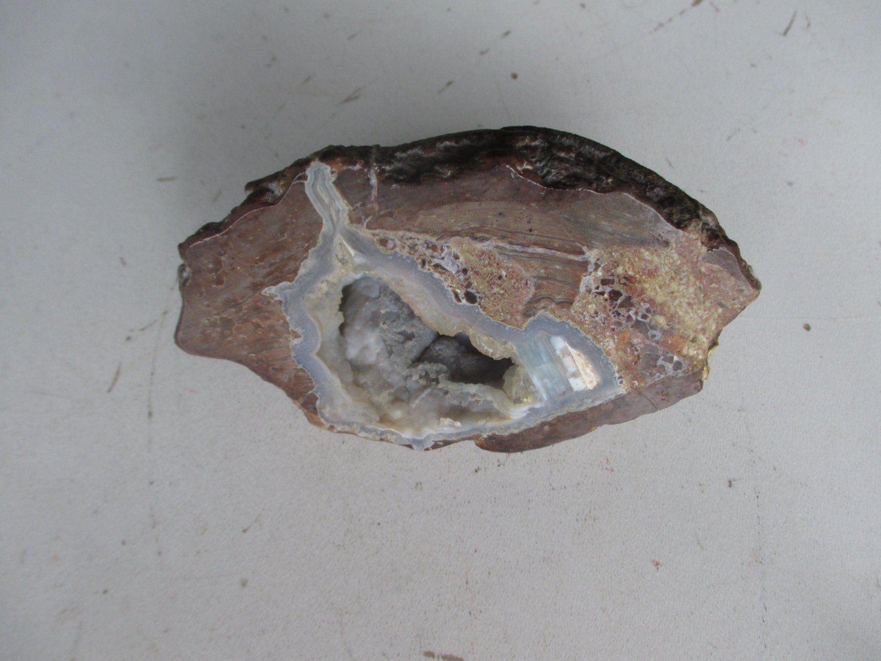 Minerali & Pietre curative: Achat Glücksgeode – Nuovo (secondo la descrizione) da Weier im Emmental venduto da waefler03