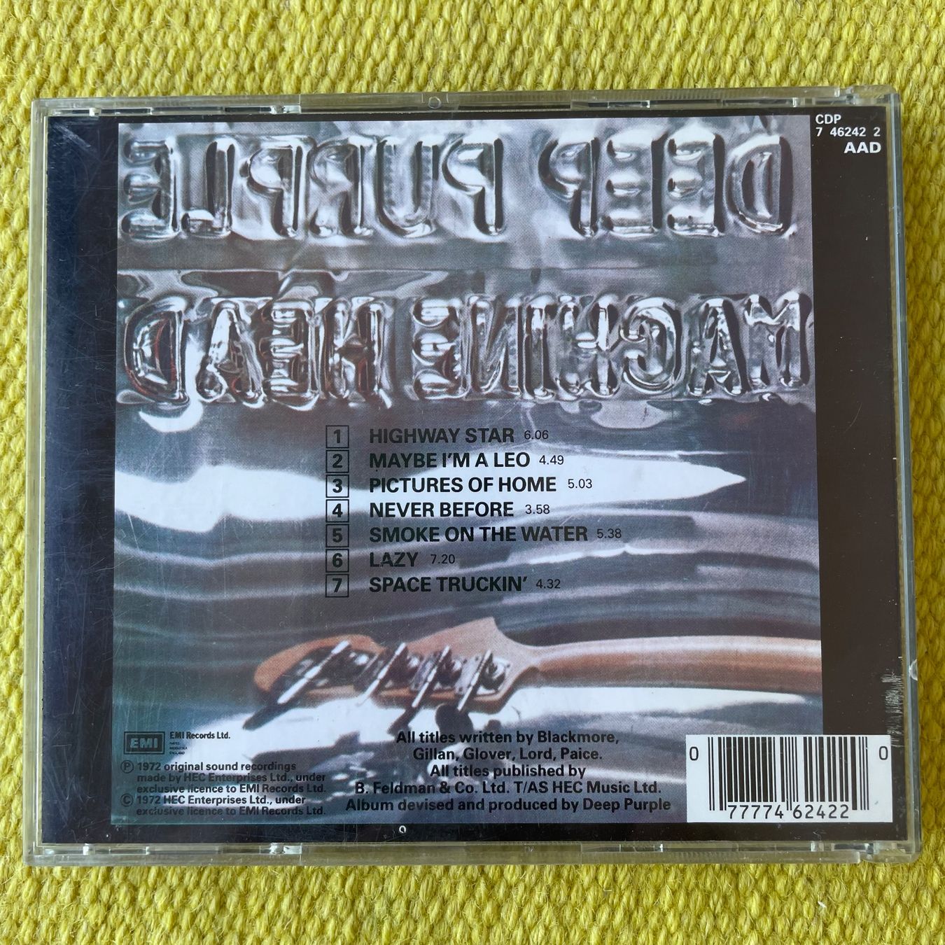 CDs: DEEP PURPLE-MACHINE HEAD72 – D'occasion à Rorschacherberg par CD-Roli 1