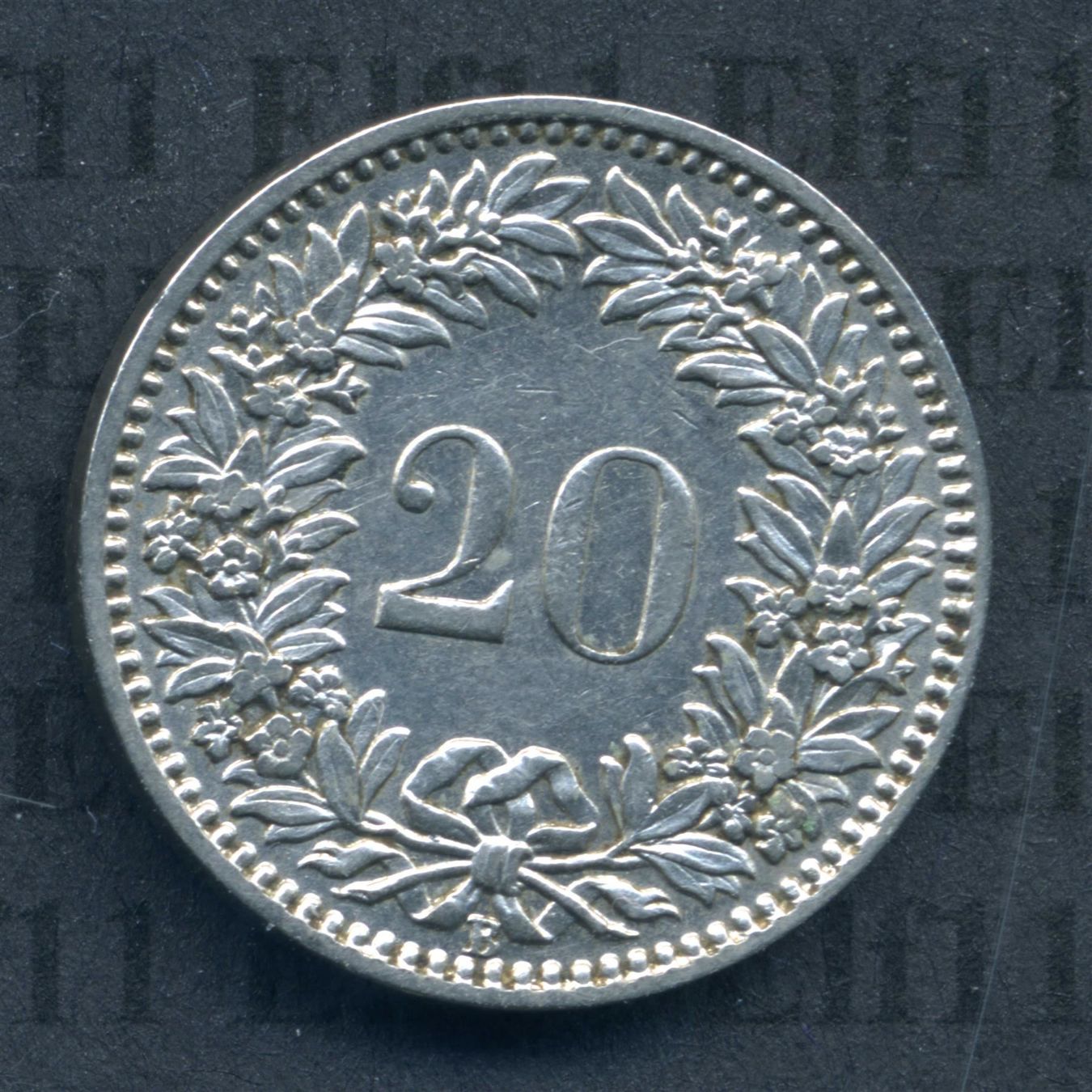 Tutti le monete: CHF___0.20 1929 -vz 20 Rappen – Usato da Widnau venduto da Elf11 1