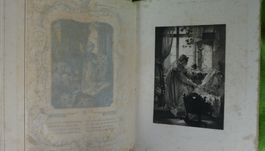 Antikes Buch "Das Lied von der Glocke" von F. Schiller.