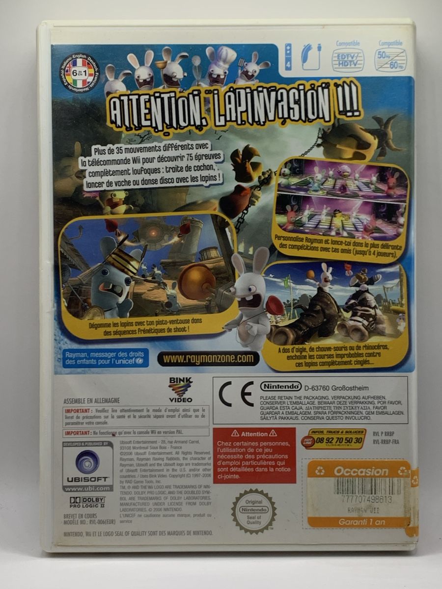 Nintendo Giochi: Rayman - Les Lapins Crétins - Nintendo Wii – Usato da Ostermundigen venduto da RG-Collector 1