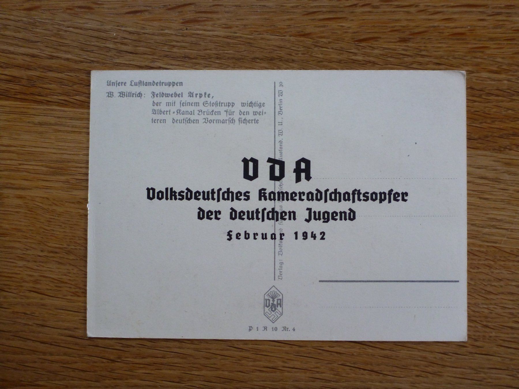Ansichtskarten: 2.Weltkrieg – Gebraucht aus Eschen von Nerger1918 1