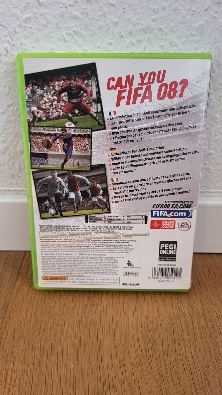 Microsoft Giochi: Xbox 360 - Fifa 08 – Usato da Münsingen venduto da DigitaleSpielecke 1