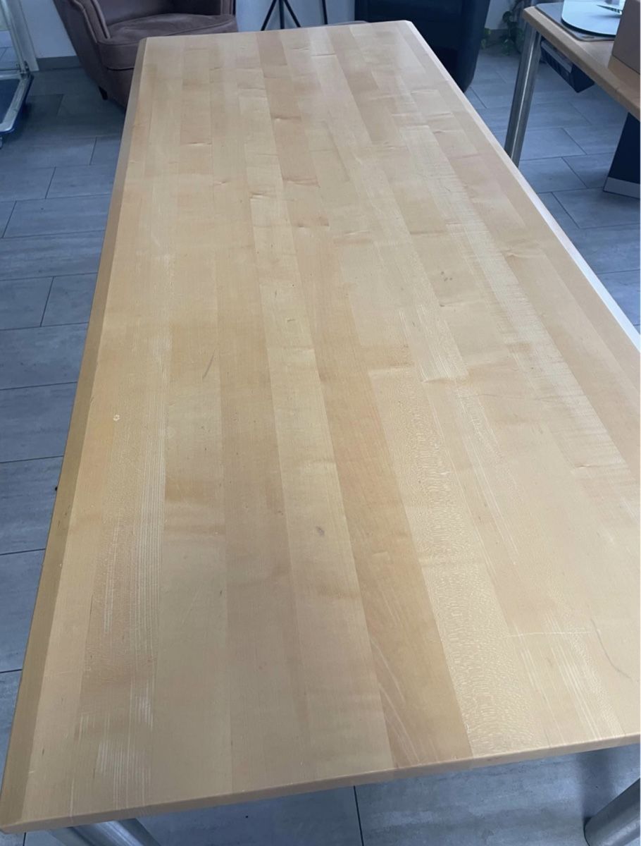 Tische: Grosser Esstisch / Bürotisch aus Holz – Gebraucht aus Liestal von EL_RA94 3