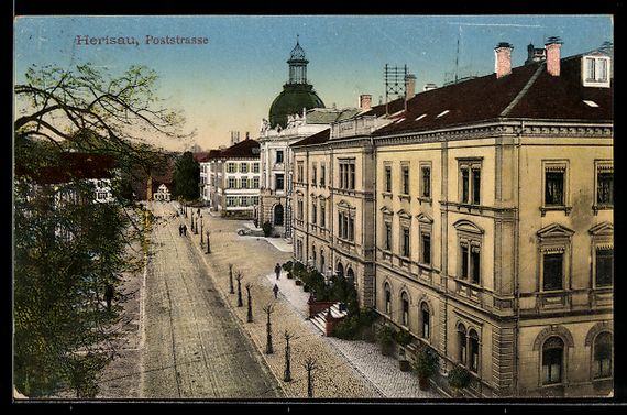 Cartes postales: AK Herisau, In der Poststrasse – D'occasion à Berlin par bartko-reher