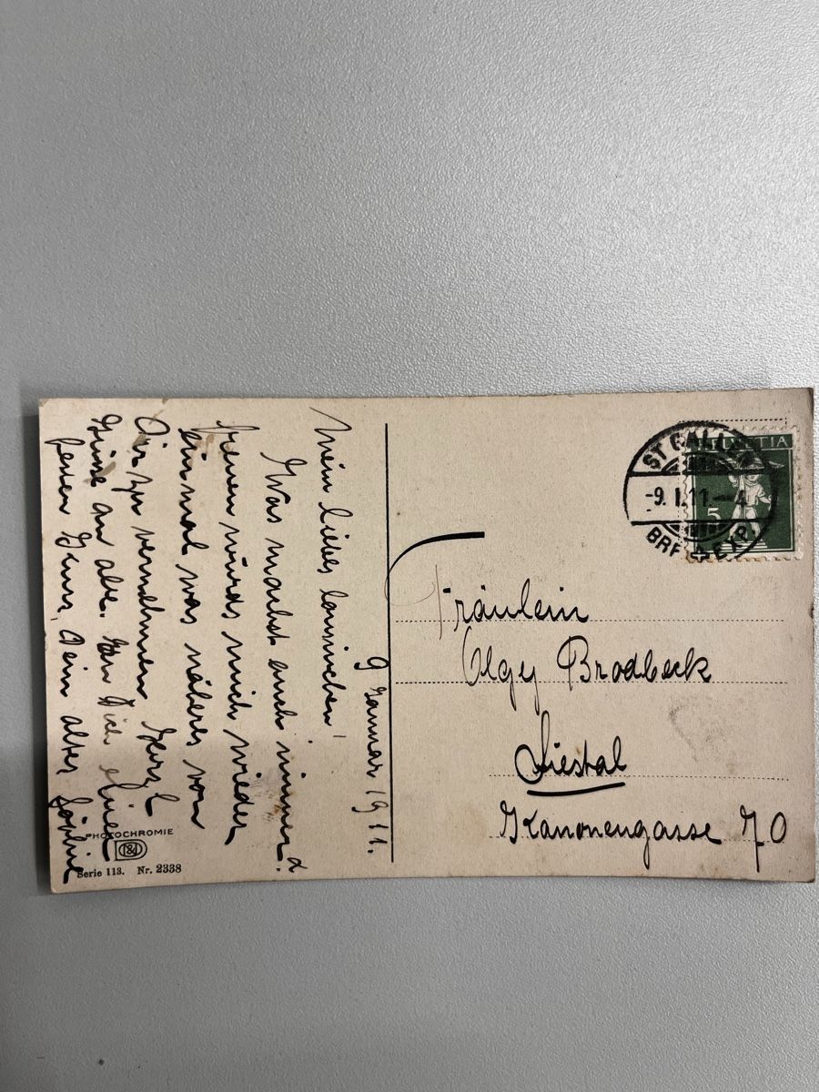 Cartoline postali: Alte Ansichtskarte Windmühle mit Wolken – Usato da Muttenz venduto da Totkel 1