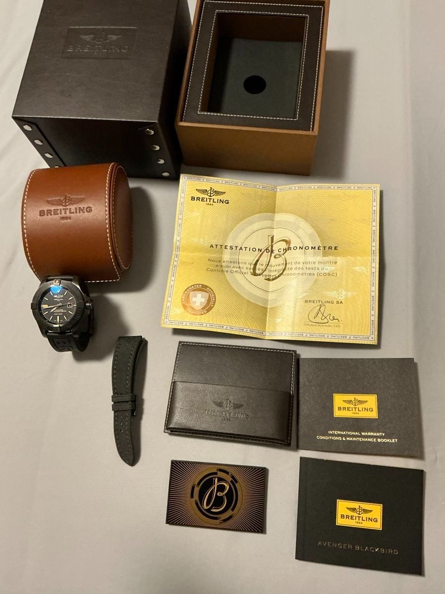 Breitling Orologi: Breitling Avenger Blackbird Box & Papers - 2018 – Usato da Zürich venduto da brothersinwatches 7