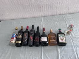 Spirituosen und Weine Konvolut 9 Flaschen (54)