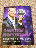 Thomas Hermanns - Autogramm auf Karte