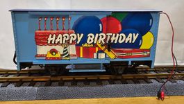 LGB 44352 Güterwagen Happy Birthday to you mit Sound