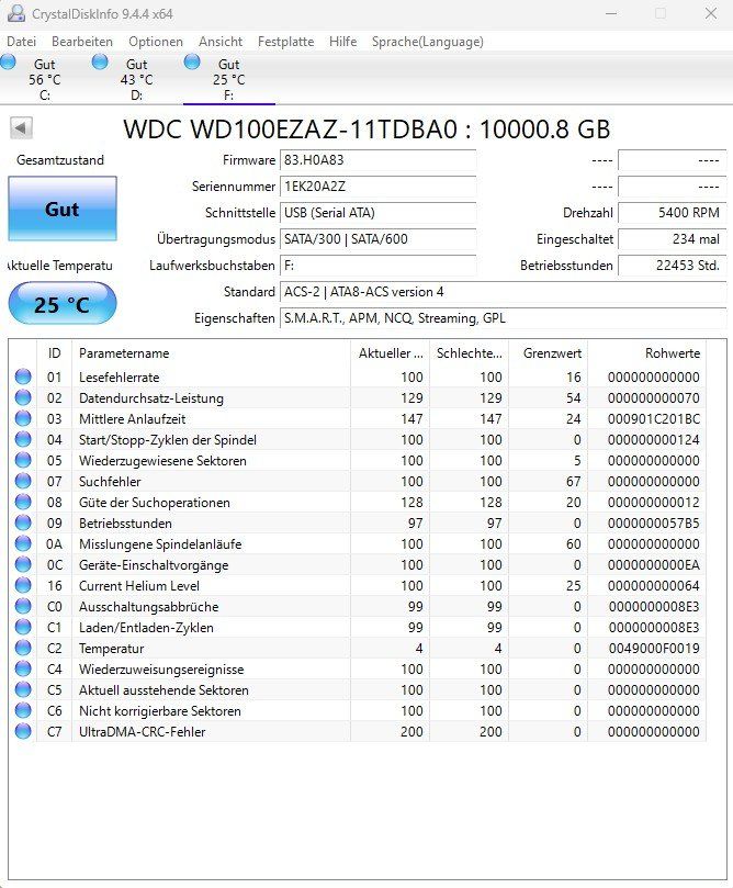 Western Digital Harddisks: 10TB HDD Western Digital – Gebraucht aus Künten von Thozogg 3