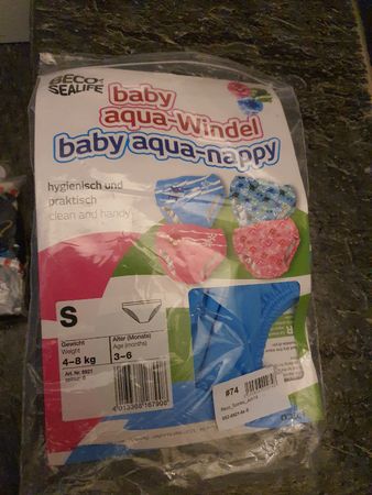 Baby Schwimmwindeln Grösse S (4-8kg) Neu/OVP