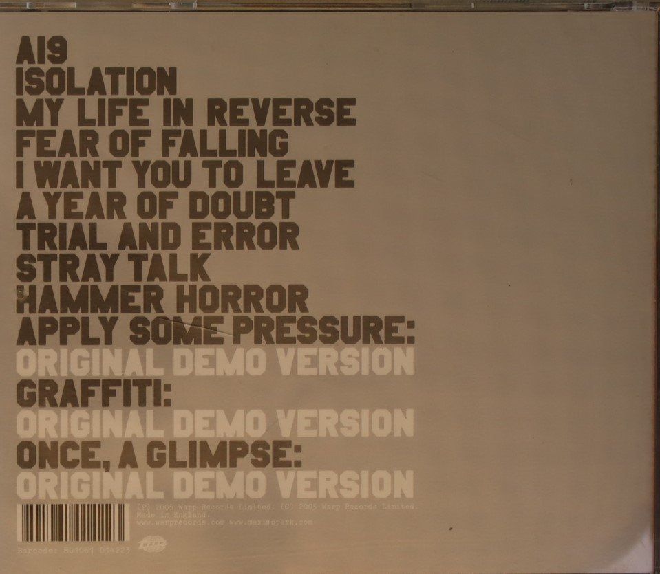 CD: Maxïmo Park – Missing Songs – Usato da Luzern venduto da CONTENTI 2
