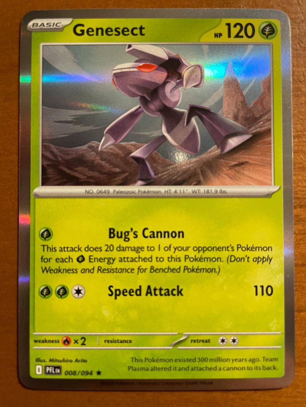 Pokémon Carte collezionabili: Pokemon Genesect Holo (Versand gratis) – Nuovo (secondo la descrizione) da Chur venduto da Angerson