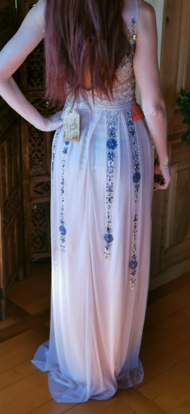 Vestiti: Abendkleid, Ballkleid mit Schmucksteinen, Grösse S 36 – Nuovo e nell'imballaggio originale da Au SG venduto da farbdesign 1