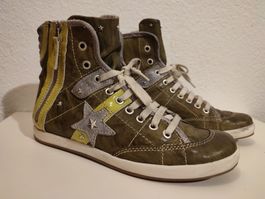 KULTIGE SUPER STAR SNEAKERS: UNISEX, GRÜN, 39