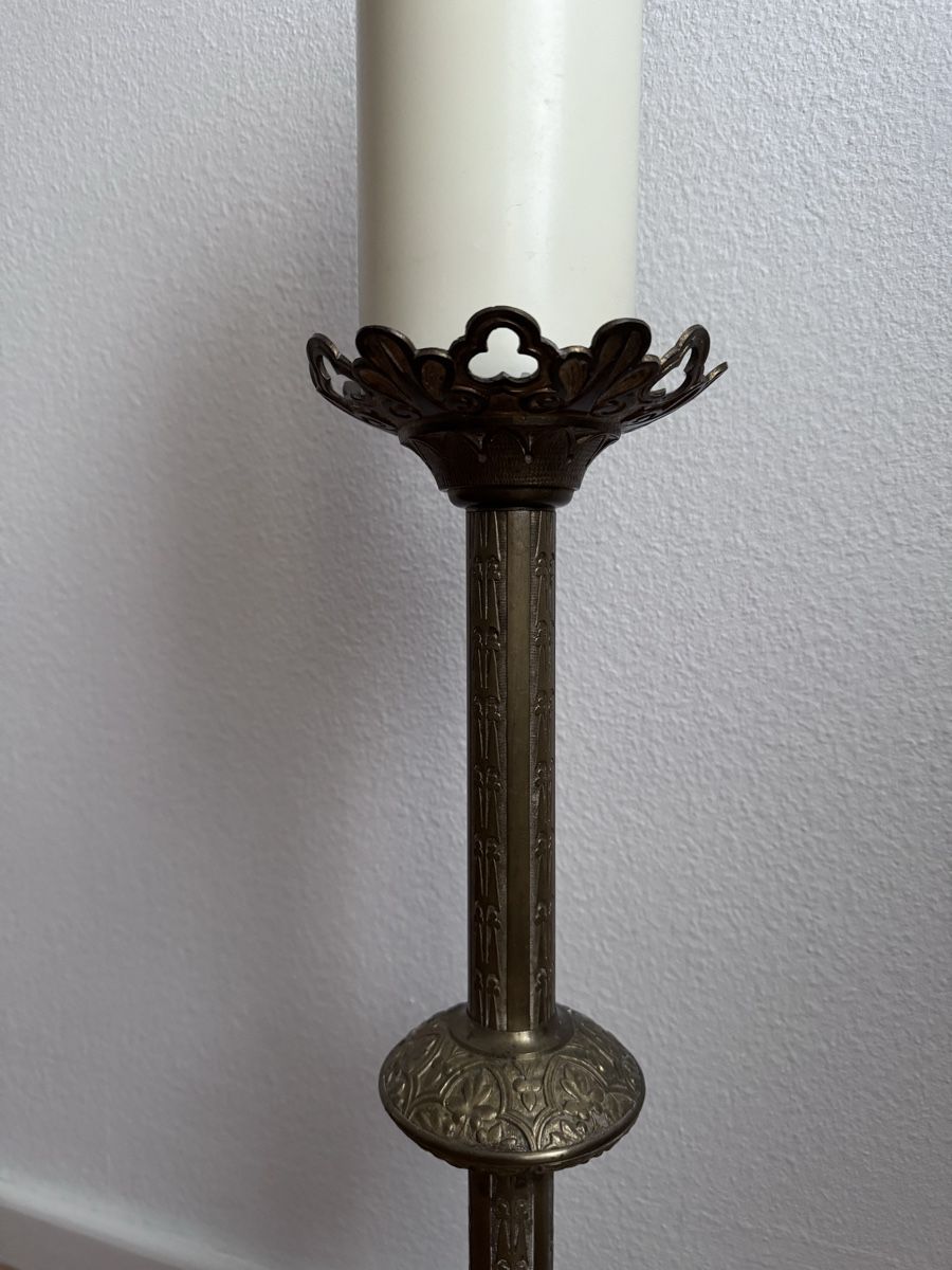 Kerzenständer: Metallkerzenständer Kerzenständer kirchenkerzenständer – Gebraucht aus Zürich von enk01