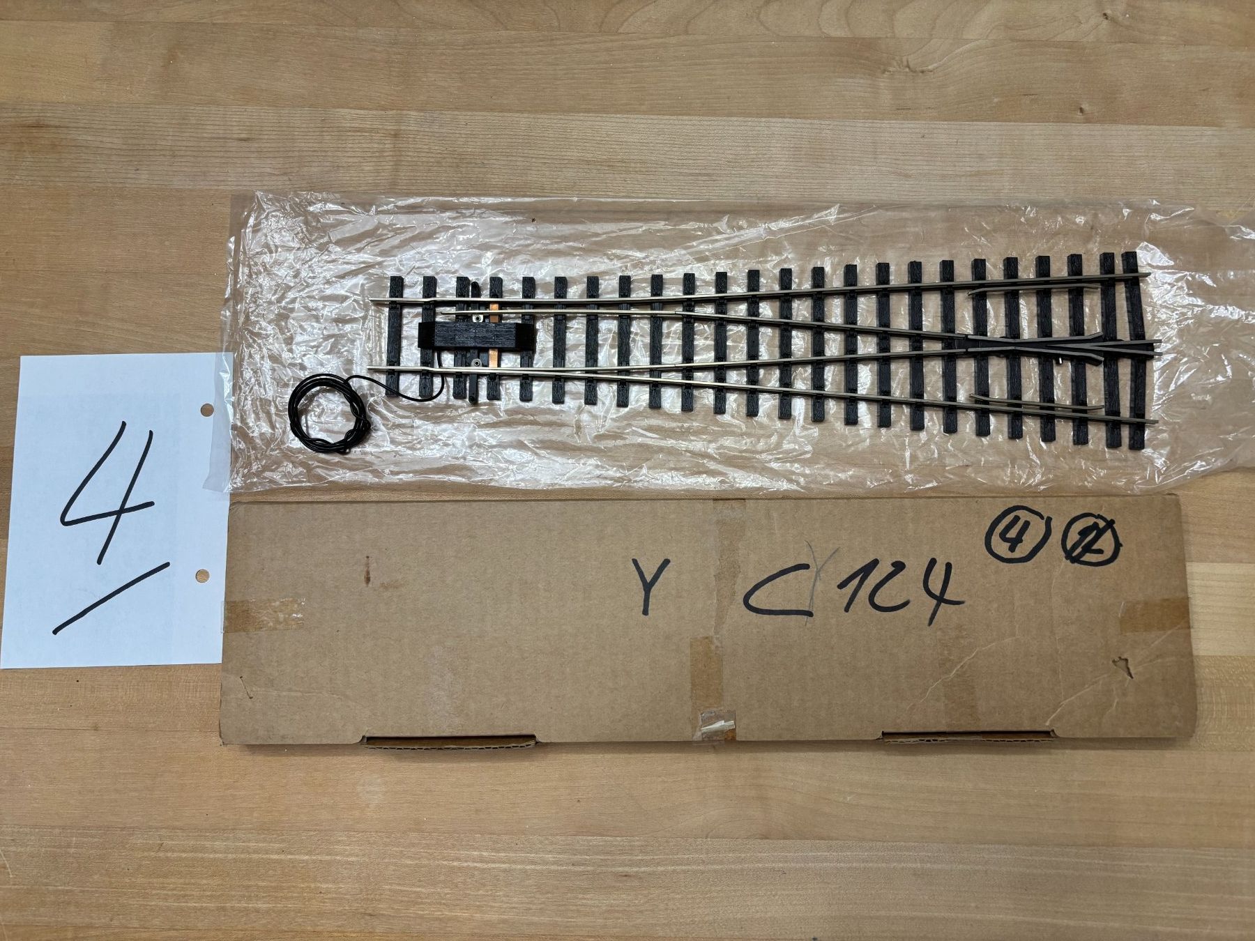 Modelleisenbahnen: Modellbahn Spur 0, Y-PECO Weiche, Code 124 – Gebraucht aus Gränichen von bea_nkz7