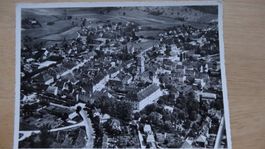 Carte Postale Ancienne Delémont - Vue Aérienne