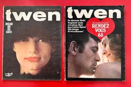 2 x TWEN Zeitschrift Nr.10 Nov. 1960 / Nr.11 Nov.1976 RAR!
