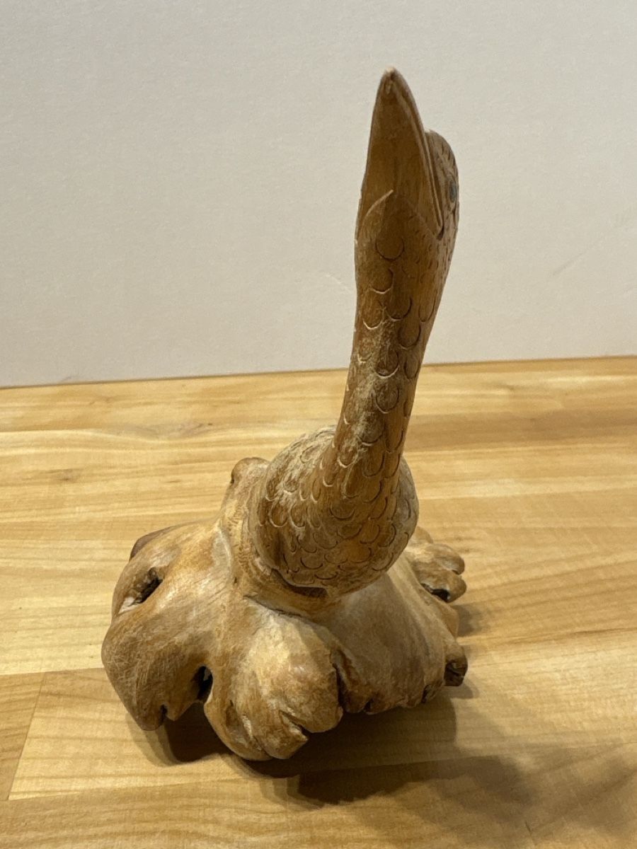 Statuette: Holz Schnitzerei Vogel / Handarbeit – Usato da Rümlang venduto da SchumBru10 1