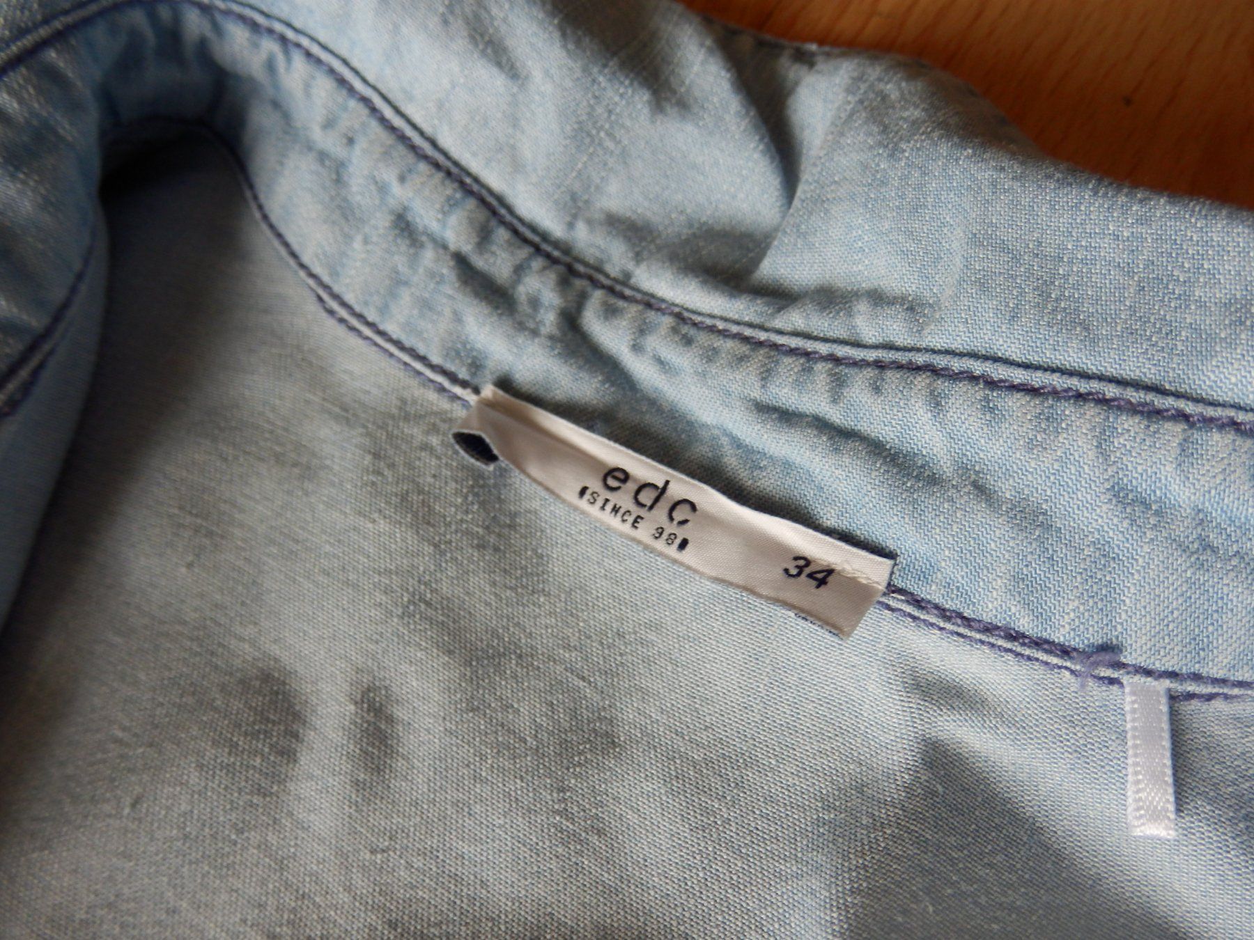 Vestiti: EDC Sommerkleid Jeans/Baumwolle - 34 – Usato da Emmenbrücke venduto da Schubi1 2