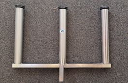 Support canne Howa acier inoxydable/Howa Rutenhalater inox