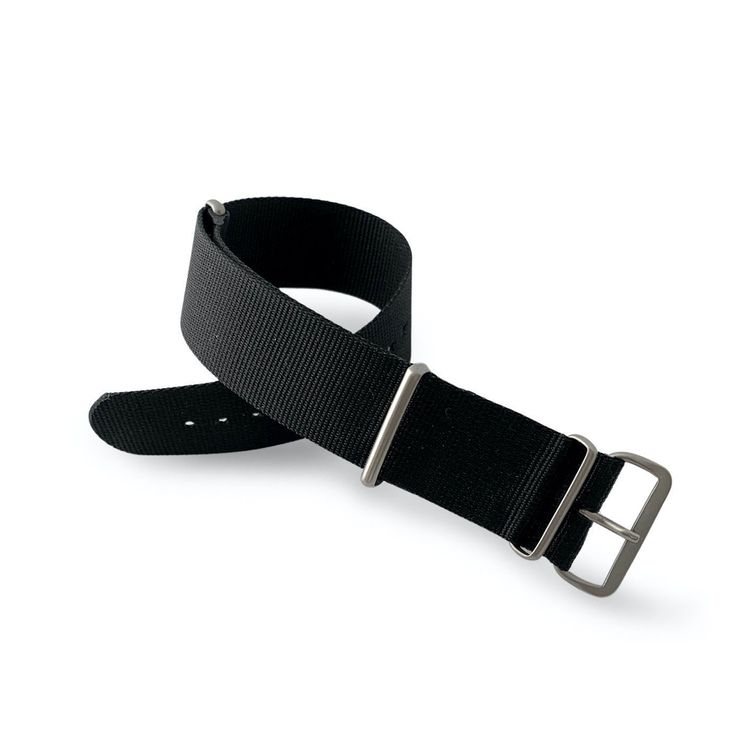 Bracelet NATO noir neuf de stock 1